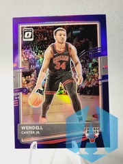 2020-21 Panini Donruss Optic Wendell Carter Jr. #34 Purple Holo Prizm Bulls